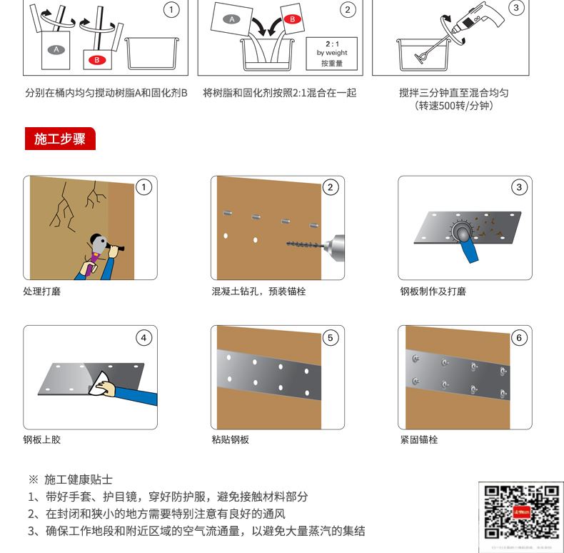 包钢准格尔粘钢加固施工过程